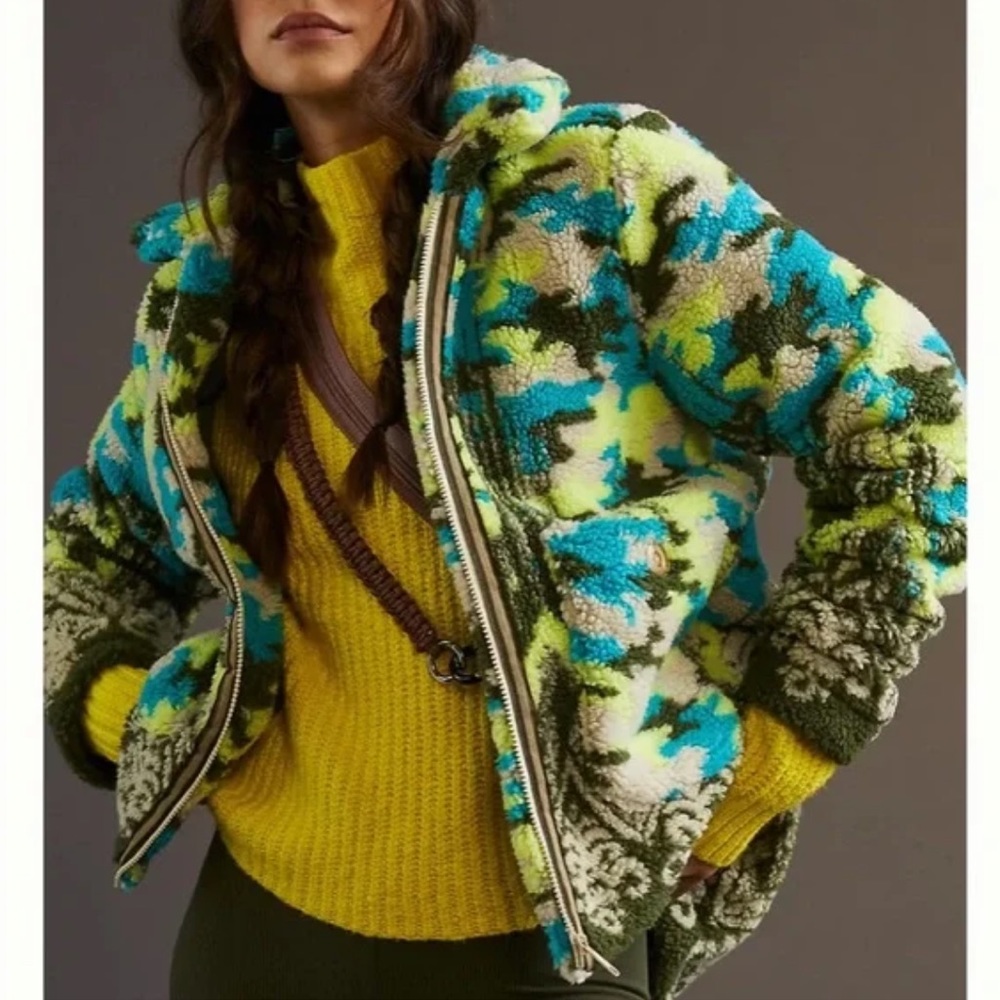 Pilcro from Anthropologie Fleece Jacket